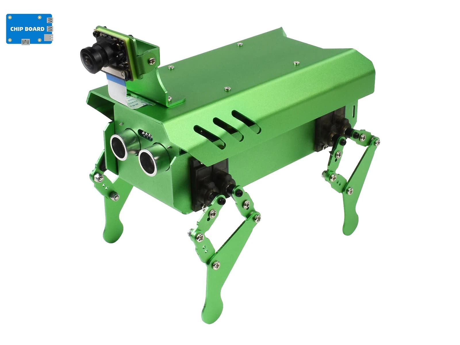 Waveshare PIPPY, un robot bionico open source simile a cani alimentato da Raspberry Pi 4B-4GB o 8GB