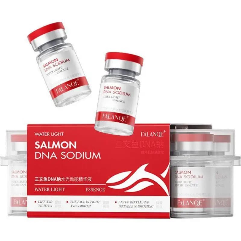 Salmon DNA Serum Anti Aging Ampoule Collagen Facial Essence Fade Fine Lines Moisturizing Whitening Skin Care