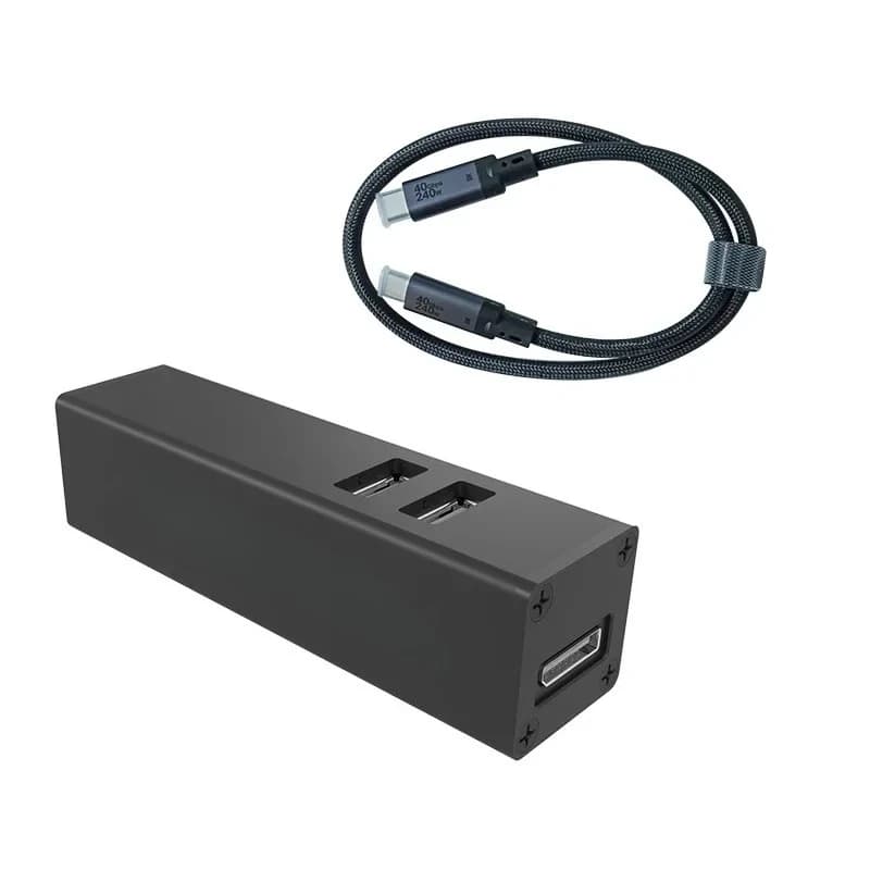 Laptop External GPU Dock Supports T3 T4 Oculink Thunderbolt USB4 High Speed Connection Graphics Card Expansion Station