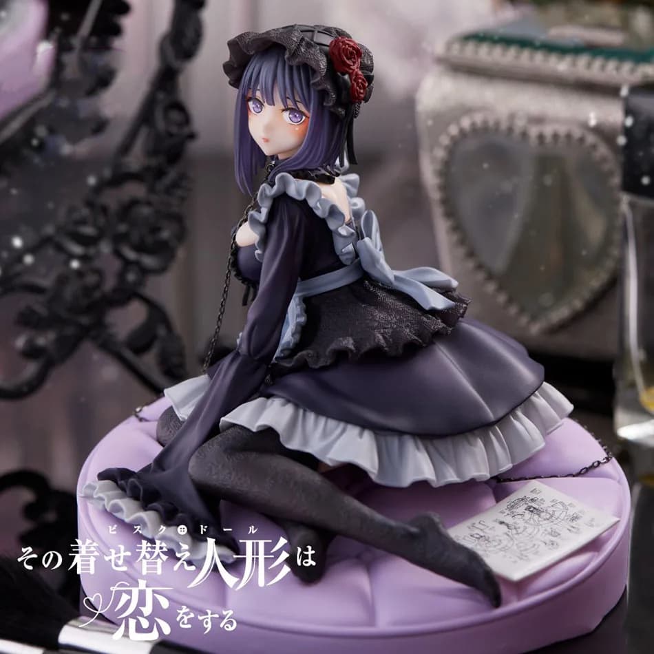 Hot My Dress-Up Darling Anime Figura Black Maid Outfit Kitagawa Marin Action Figure Collezione di figurine Modello giocattolo regalo