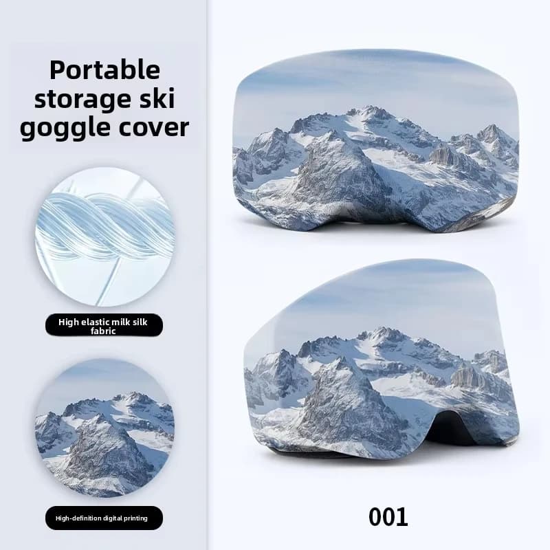 Fashion Printed Ski Goggle Cover Scratch-resistant Skiing Eyewear Covers Snowboarding Goggle Protector Outdoor Sports Accessory