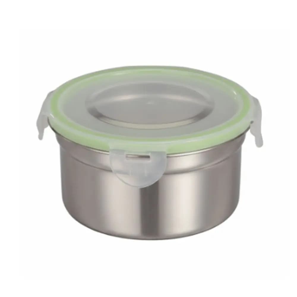 Contenitore per Alimenti Durevole da 300/600/1000ml, Ermetico e Antiperdita, in Acciaio Inossidabile, per Campeggio