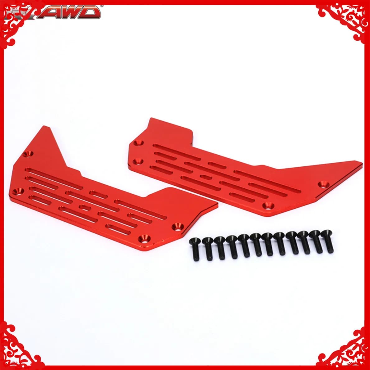 Aluminum alloy SIDE SKIRT SET for Arrma 1/7 6s Limitless RTR and EXB Roller hopups upgrade parts