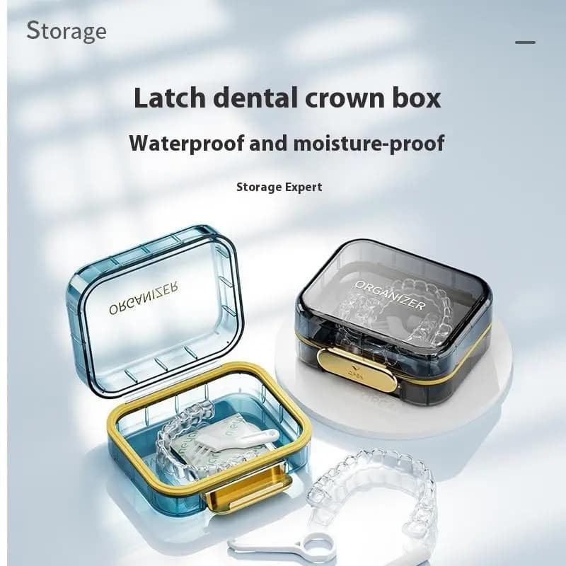 Lockable Waterproof & Moisture - Proof Aligner Case - Secure Storage For Dental Aligners,Braces Case, Portable Organizer, Dentur