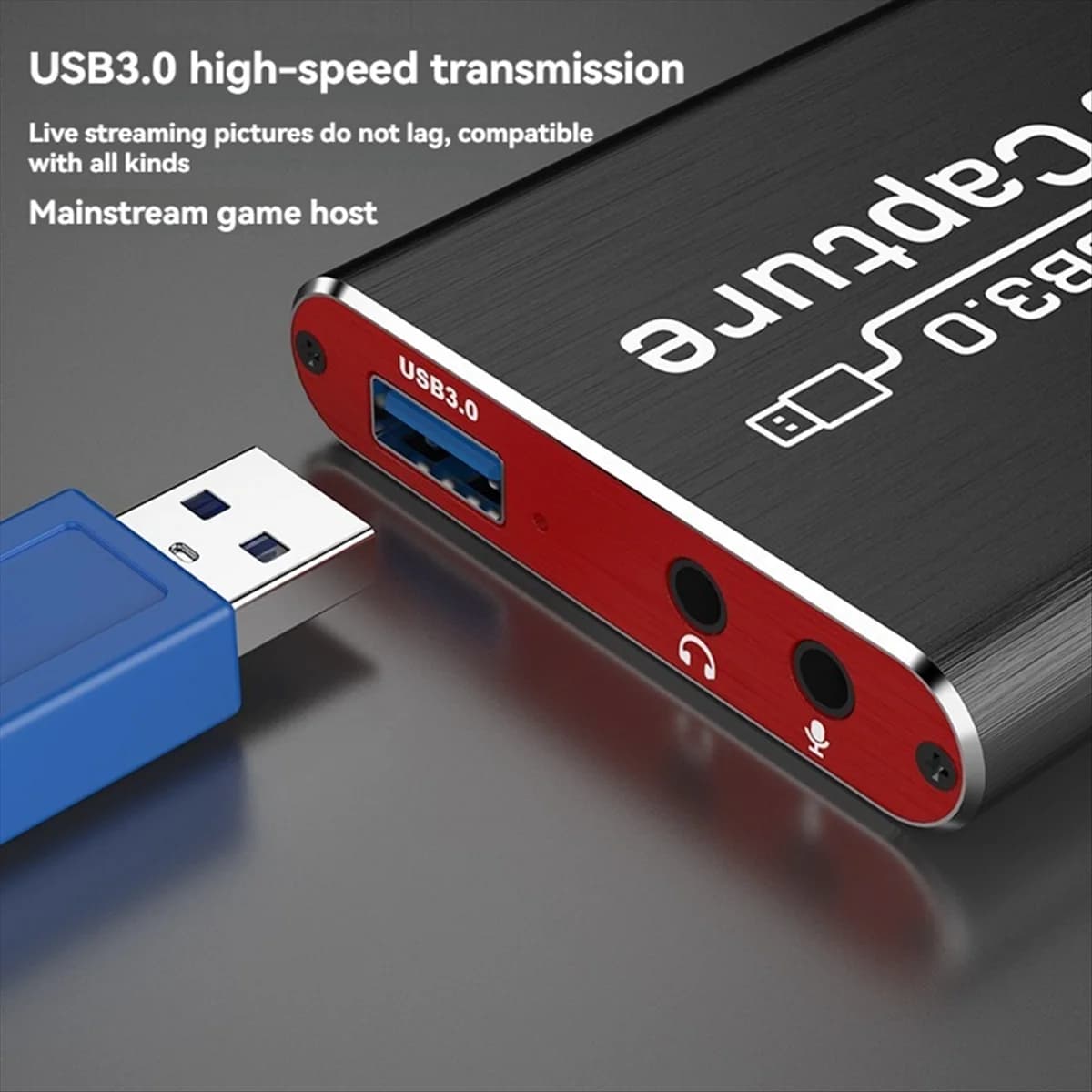Nuova scheda di acquisizione video HD 4K 1080p Scatola di registrazione per fotocamera HDTV compatibile con USB 3.0 Pc Live Streaming Grabber Recorder