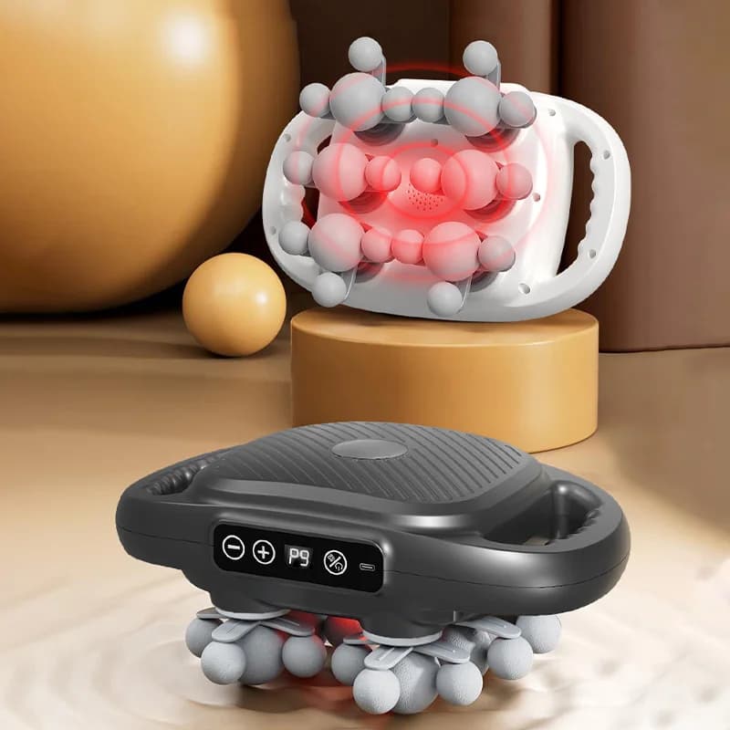 22-head Professional Grade Lumbar Body Massage Gun with Massager for Multi Head Deep Vibration Muscle Relaxation