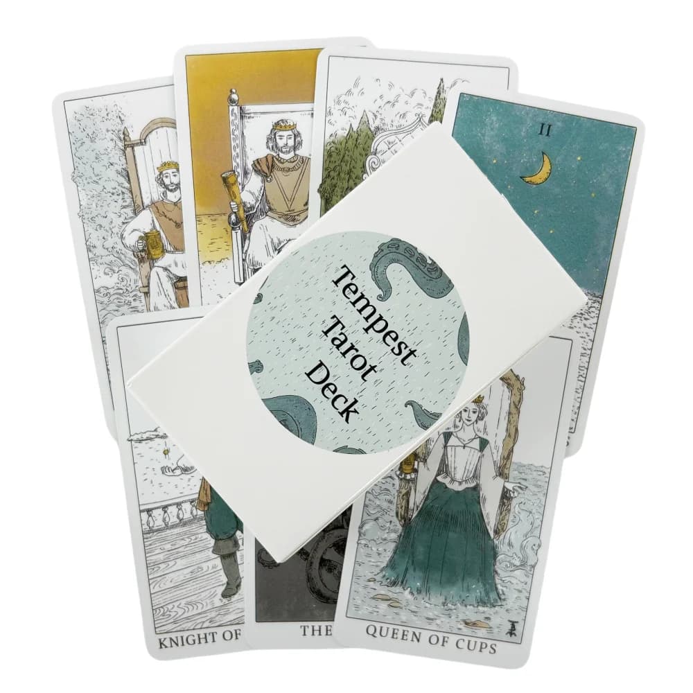 Tempest Tarot Deck Cards gioco divinazione Deck versioni inglesi Edition Oracle Board Playing Table Game For Party
