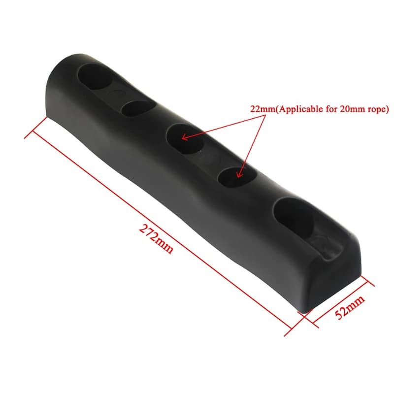 1/2/3PCS Marine Rubber Boat Dock Line Mooring Snubbers for 20mm Rope Boats Pontoons Yacht Up To 65 Feet Mooring Anchor Snubber
