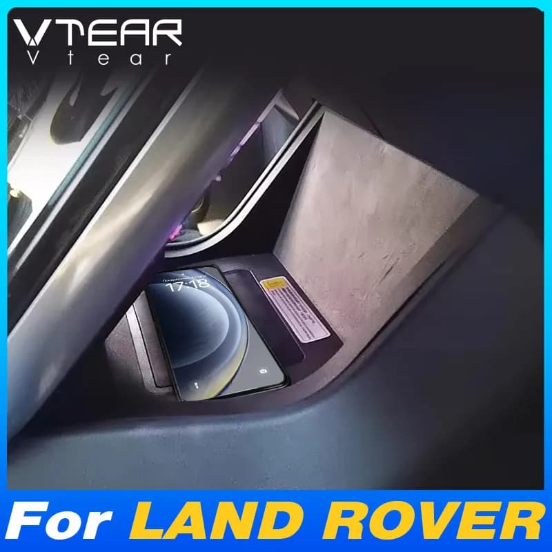 For Land Rover Range Rover Velar 2017-2022 Wireless Charger For Car 15W Fast Telephone Charging Plate Cellular Adapter Interior Accessories