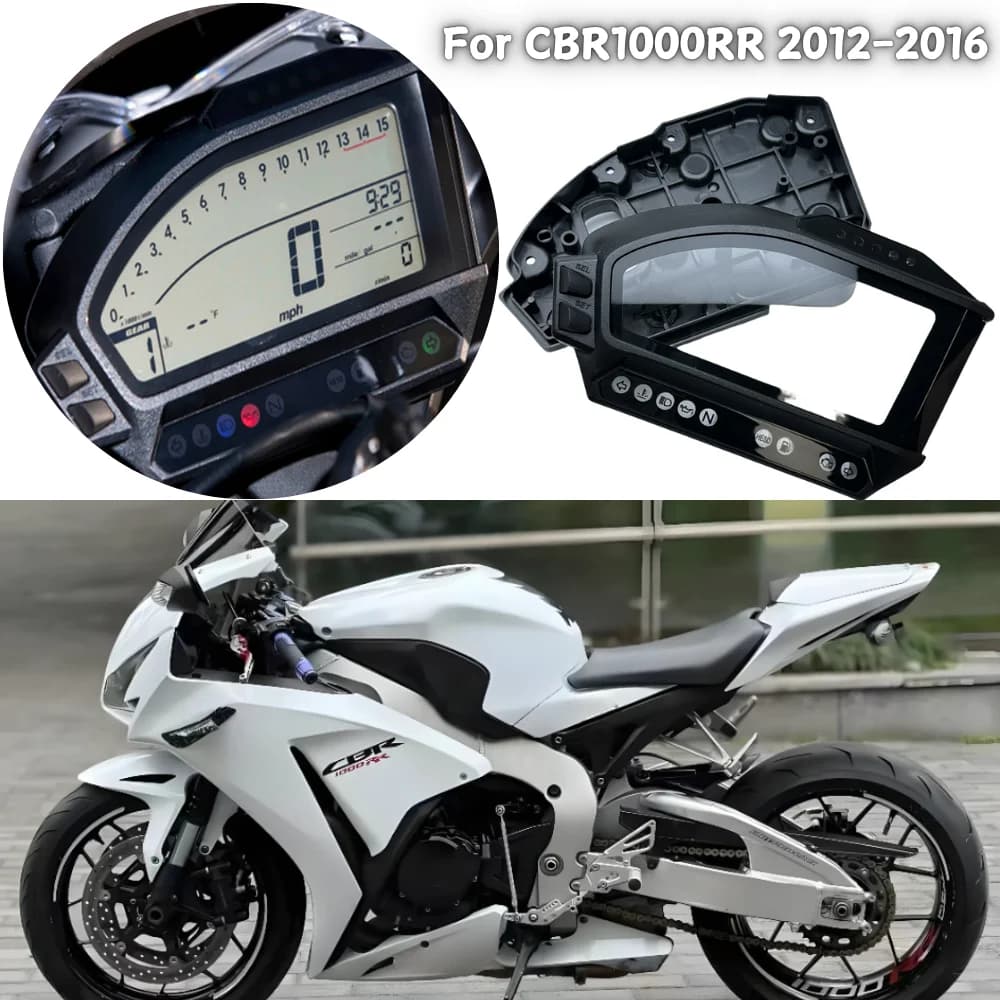 Motorcycle Instrument Gauge Cover For Honda CBR1000RR 2012-2016 Speedometer Tachometer Housing