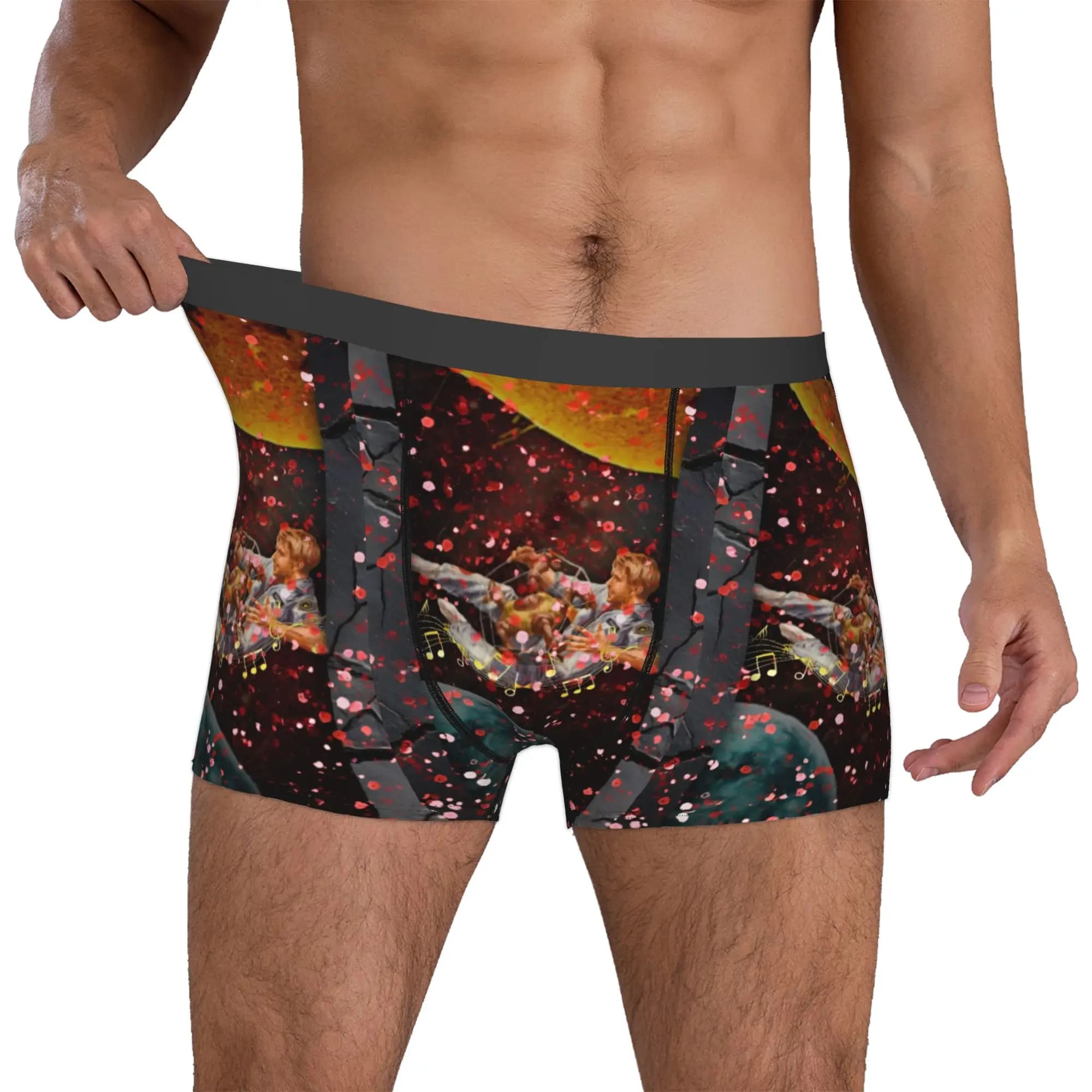 Boxer personalizzati divertenti P-Project Hail Mary Movie, mutandine da uomo, slip comodi, biancheria intima