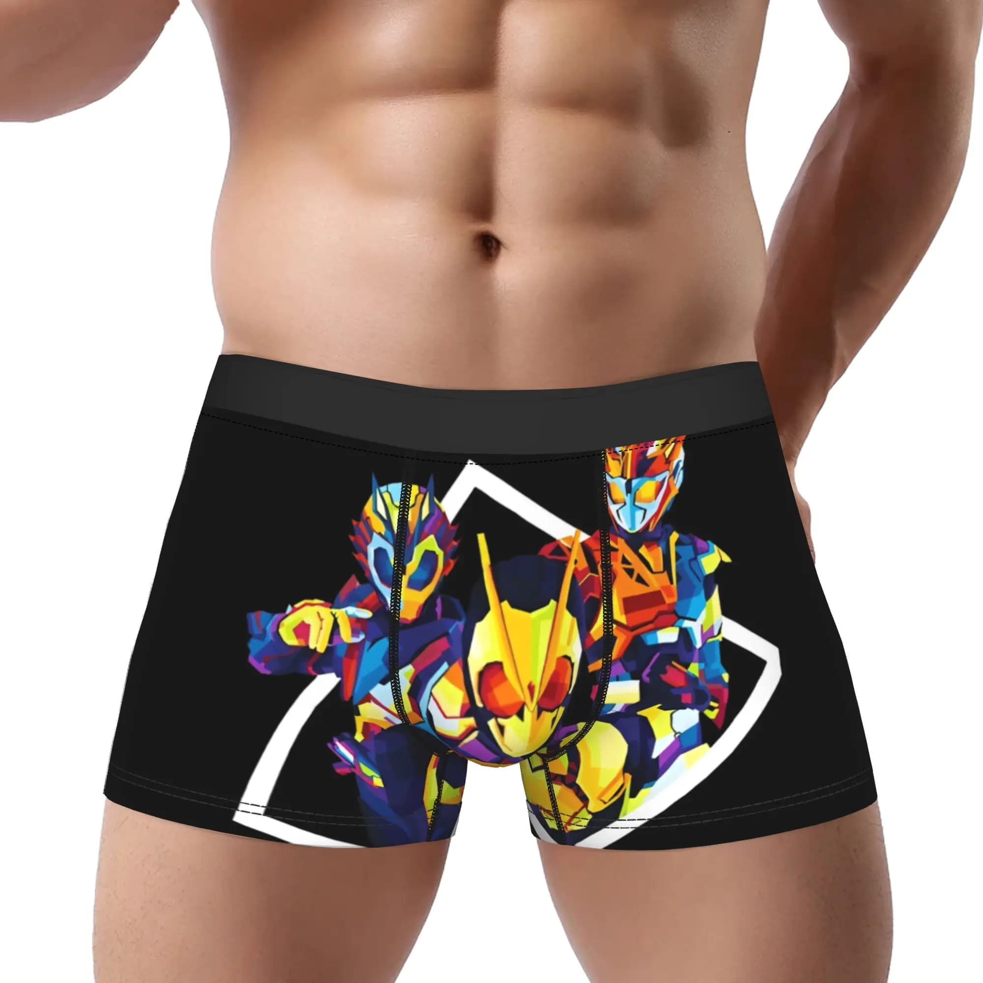 adults 18 plus Bandai Kamen Rider Zero One Squad boxers Underpants Homme Panties Men's Underwear Print Shorts Boxer Briefs
