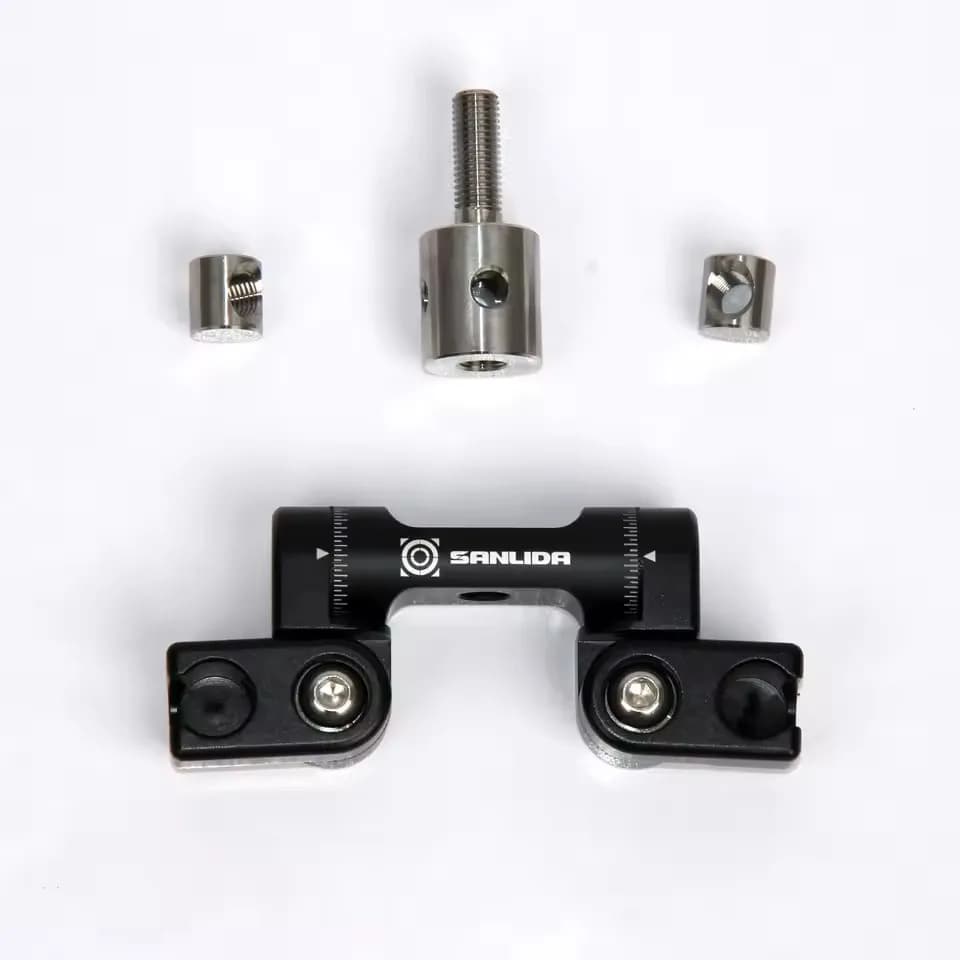 Stabilizzatore per Arco SANLIDA X10, Barra a V Bilaterale, Connessione Rapida, Alluminio 6061 CNC per Tiro con l'Arco