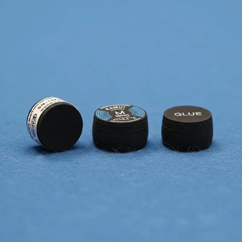 14mm Cue Tip 1Pc for Pool Billiard Snooker, S/M/H Hard Soft Leather Cue Head Tip, High-Quality Replacement 9-Ball Cue Tip Parts