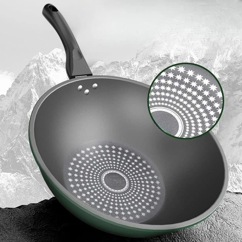 [Multi-purpose frying] Wok Non-stick pan Wok Pan Household induction cooker Gas universal pot