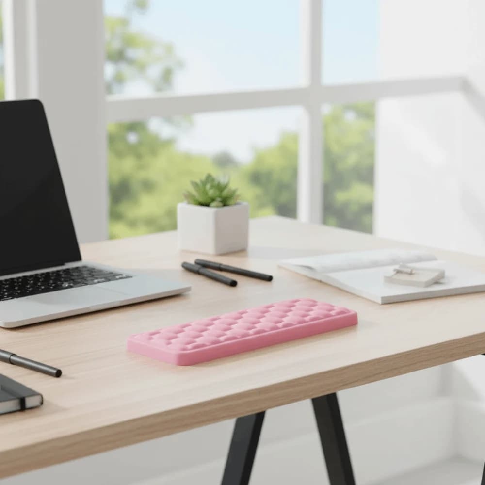 Poggiapolsi ergonomico per tastiera, allevia la fatica, supporto per mani, poggiapolsi ergonomico per mouse, tappetino ergonomico per polso, per ufficio e computer