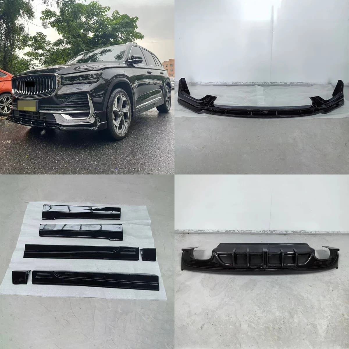 Kit corpo per Tugella L Mangaro L Xinuye 2021-2025 modificato Surround Labbro anteriore Labbro posteriore Gonna laterale Accessori auto