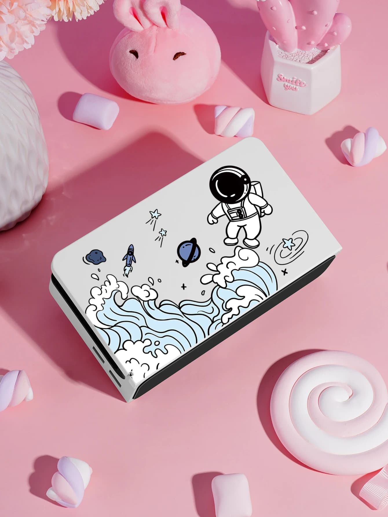 Copertura dock per interruttore astronauti per Nintendo Switch Stazione dock di ricarica Accessori decorativi per custodia piastra anteriore di ricambio