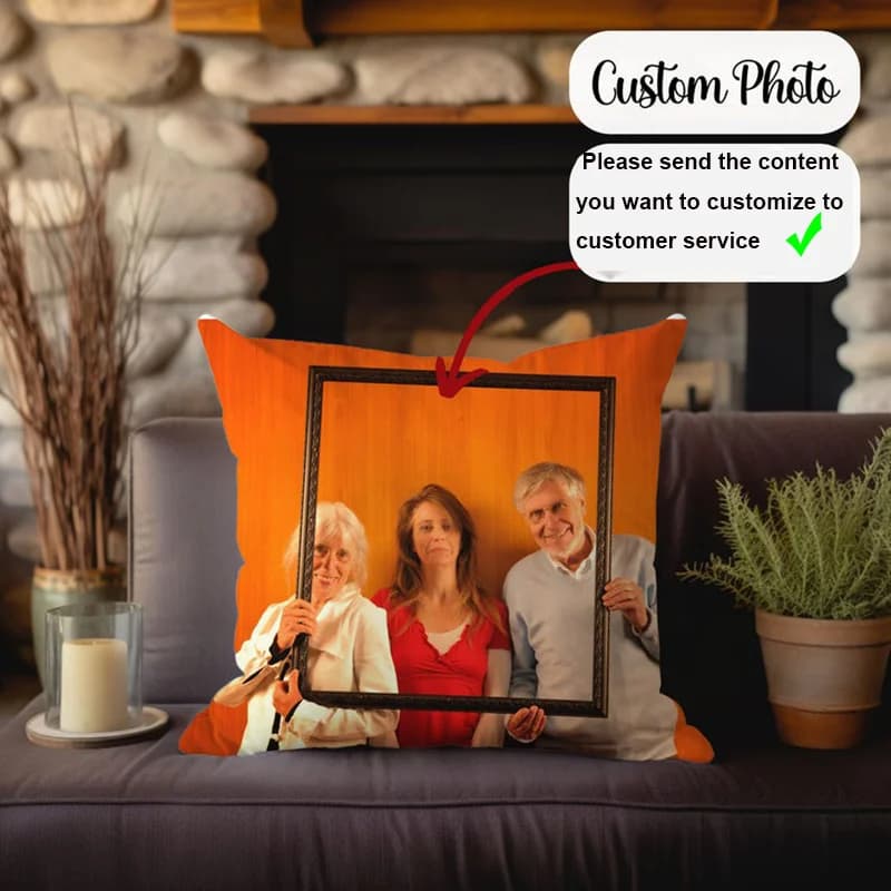 Cuscino da tiro con foto personalizzato Popolare regalo di nozze per coppie Fidanzamento Elegante fodera per cuscino personalizzata con foto