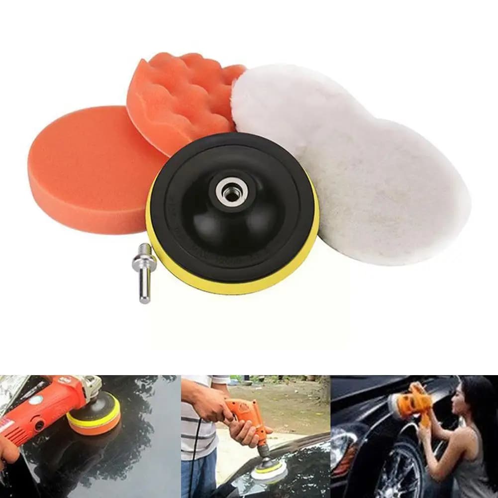 3/4 pollici Universale Auto Pad Polacco Per M10 Morbida Lana Macchina Ceretta Auto Lucidatrice Lucidatrice Auto Del Corpo di Dischi di Lucidatura Accessori Per La Pulizia V2J1