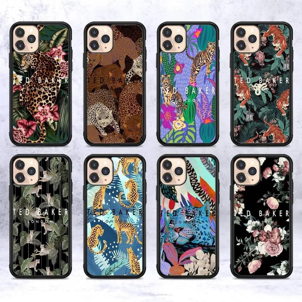 Flower T-Ted Baker HOT Phone Case For IPhone 17 Pro 16 Plus 16 Pro Max 15 14 13 12 11 PC+TPU Back Cover