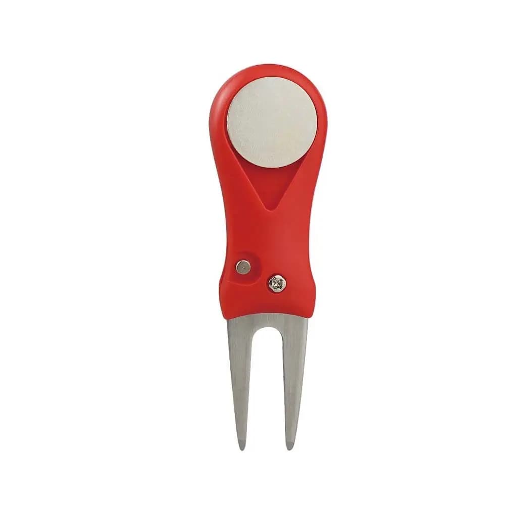 Golf Divot Tool Folding Stainless Steel High Quality Divot Repair Fork Golf Supplies Balls Marker Balls Marker