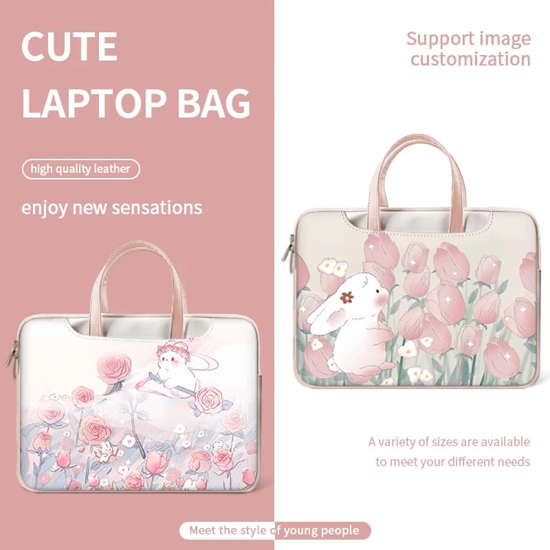 Custodia per Laptop custodia per Laptop custodia multifunzione 12 13 14 15 borsa con manico da 17 pollici borsa per il trasporto carina per Macbook/Dell/HP/Asus/Acer