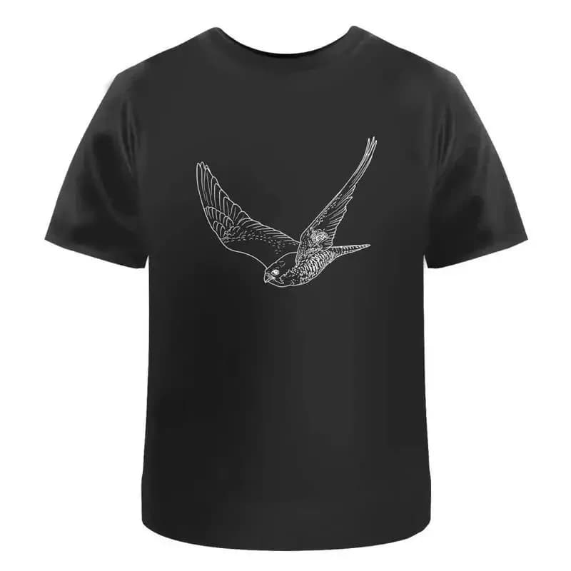 Maglietta in cotone 'Falcon In Flight' Ta030043