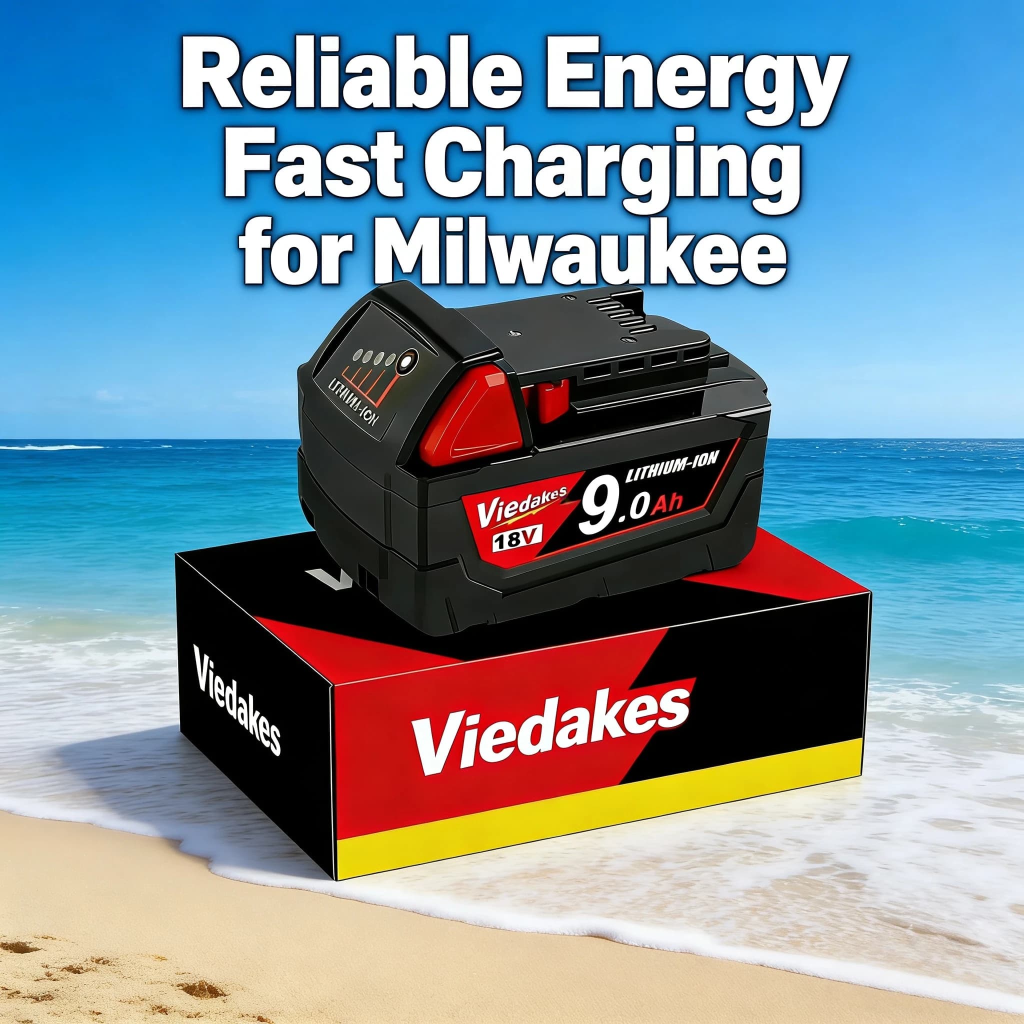 🏆2026 for Milwaukee 18V battery M18-HB3 high energy battery 12AH , for Milwaukee M12-18FC charger 48-11-1815