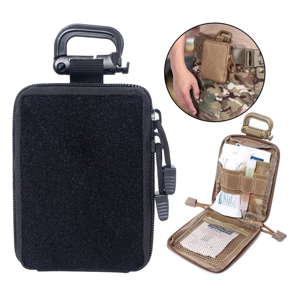 Sport all'aria aperta Molle EDC Tool Pouch EMT Organizer Borsa tascabile piccola Viaggio Escursionismo Campeggio Caccia Accessori Marsupi con cintura