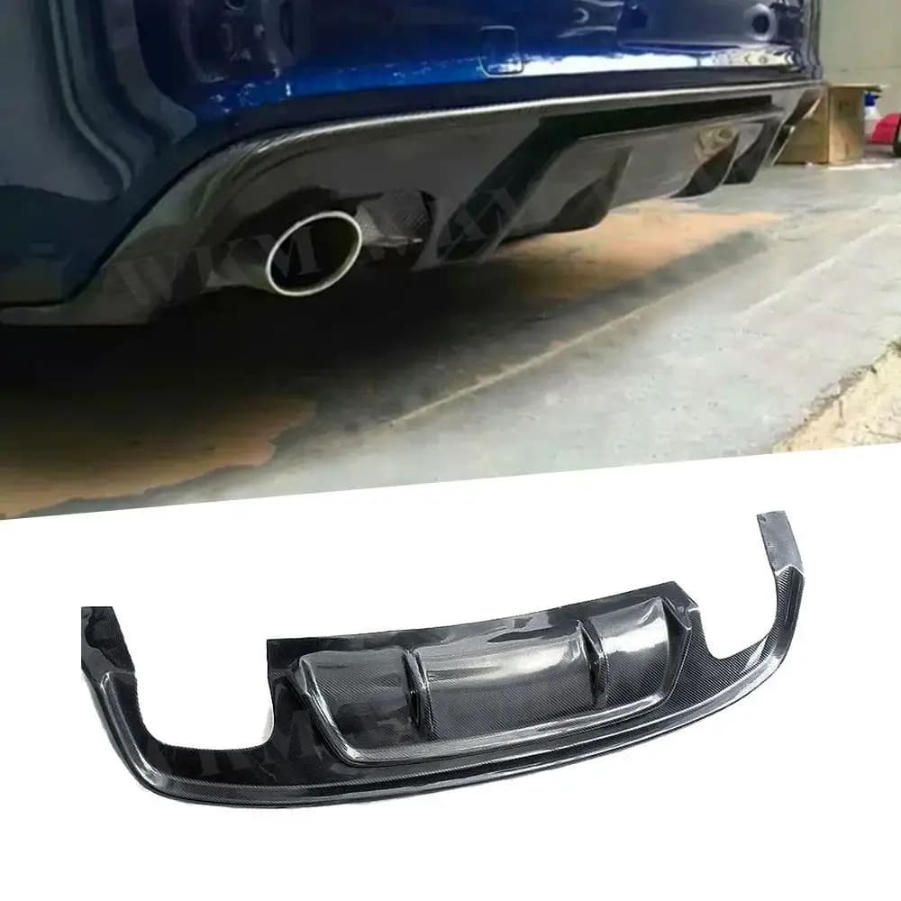 For Audi A5 Sline S5 Sport Sedan 2008-2011 Not Standard Carbon Fiber Rear Diffuser Splitter Bumper Protect Guard Spoiler