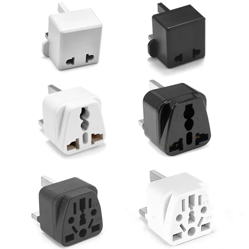 Adattatore elettrico con spina UK da UE a UK SG Adattatore da viaggio universale di tipo G Adattatore per caricabatterie con presa di corrente da UE a britannica AU US