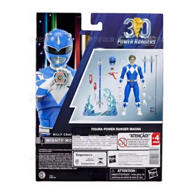 New Original Hasbro POWER RANGERS LIGHTNING COLLECTION MIGHTY MORPHIN BLUE RANGER Action Figure Model