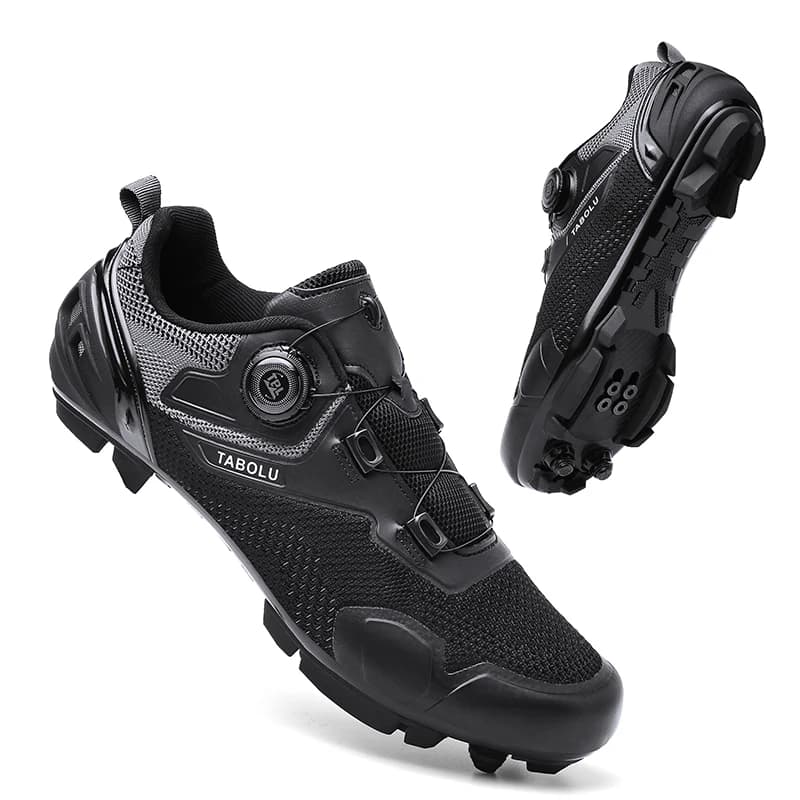 Scarpe da Ciclismo Professionali per Uomo, Sneakers MTB, Calzature Traspiranti per Mountain Bike