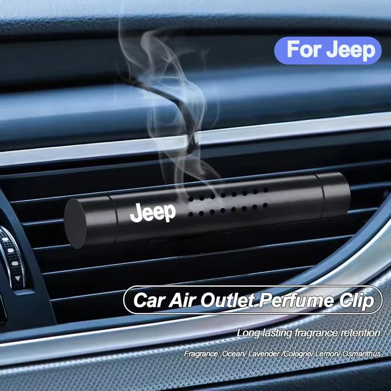 Diffusore di profumo per presa d'aria auto, clip per bocchetta di ventilazione, aromaterapia solida a lunga durata per Jeep Grand Cherokee Compass Patriot Willys Liberty Hawk