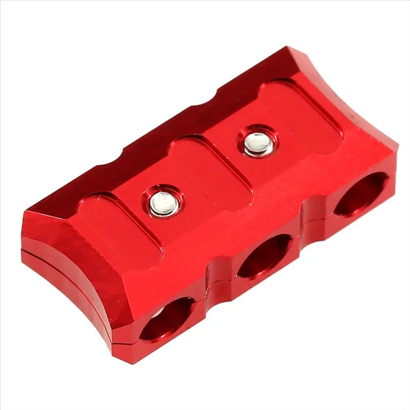 Morsetto fisso per cavo gestore cavo motore ESC YKH_12AWG per modello di auto RC, rosso