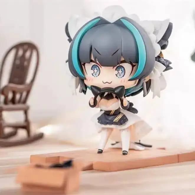 Azur Lane Anime Q Version Juus Time Cheshire Action Figure Decorazione da Scrivania Modello da Collezione Regalo