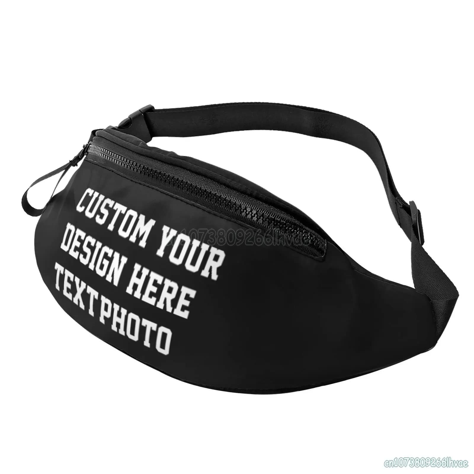 Personalizza il tuo design Marsupio da viaggio per adulti Borsa a tracolla con tasca a tracolla con tracolla regolabile per lo sport
