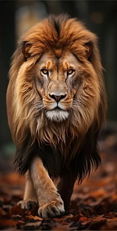 Lion ferocious Posters and Modern Wild Animal Art Canvas Painting Wall Art Picture for Living Room Home Decor No Frame
