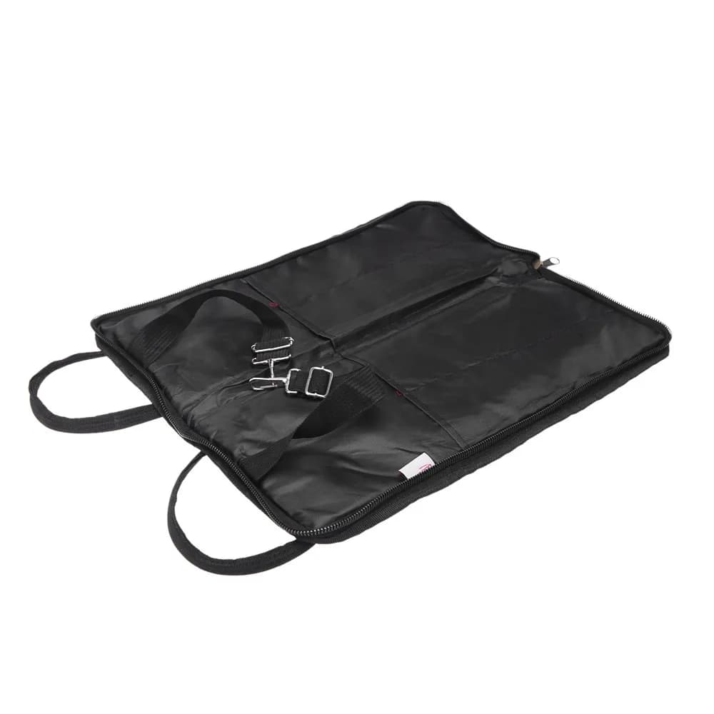 Borsa da concerto per bacchette resistenti all'acqua in tessuto Oxford 600D con imbottitura in cotone da 5 mm, pratica tracolla con impugnatura, tasca 55 * 20 * 5 cm