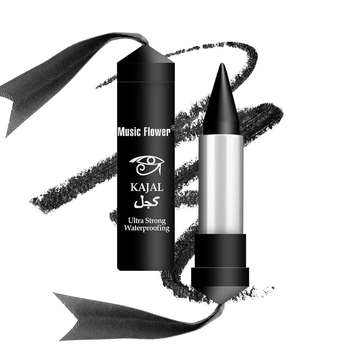 Matita Eyeliner Impermeabile Blu Nero Effetto Smoky Eyes - Penna Gel Eyeliner Rossetto Opaco ad Asciugatura Rapida per un Trucco a Lunga Durata