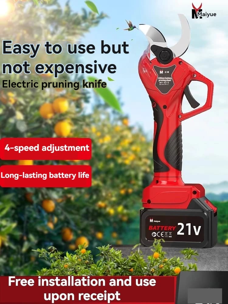 Lithium pruning electric shears rechargeable electric shears for fruit trees electric scissors