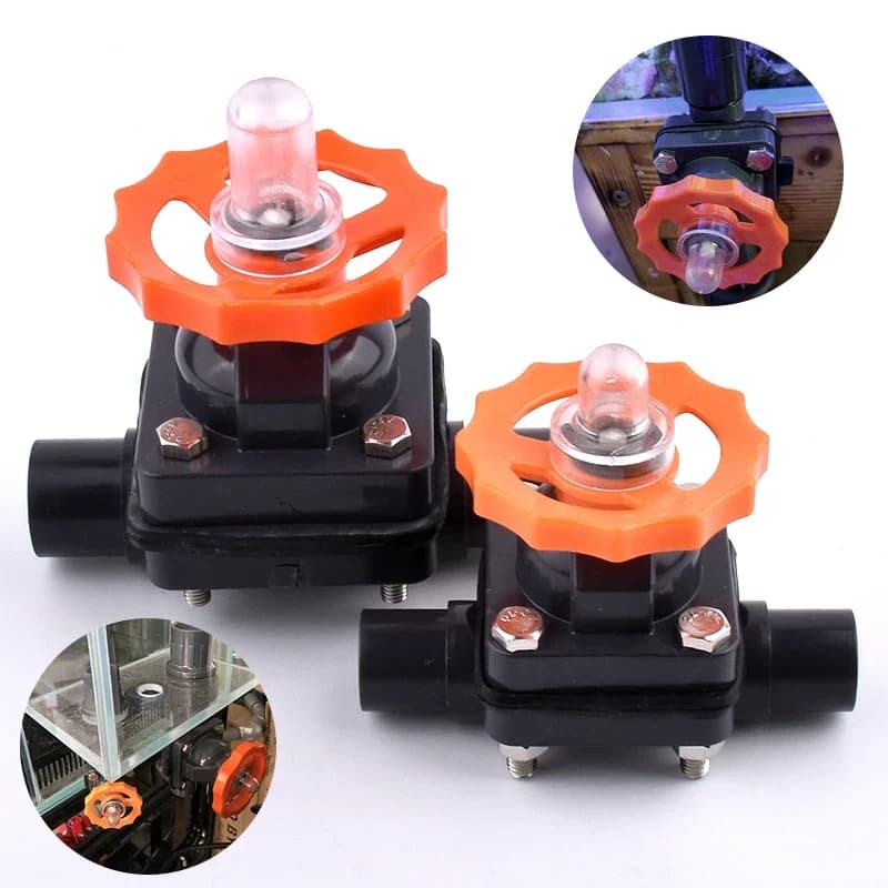 1pc DN20/32 UPVC Tube Valve A Member Aquarium Fish Tank Male Loose Valve A Membrane Irrigation System Plastic Valve
