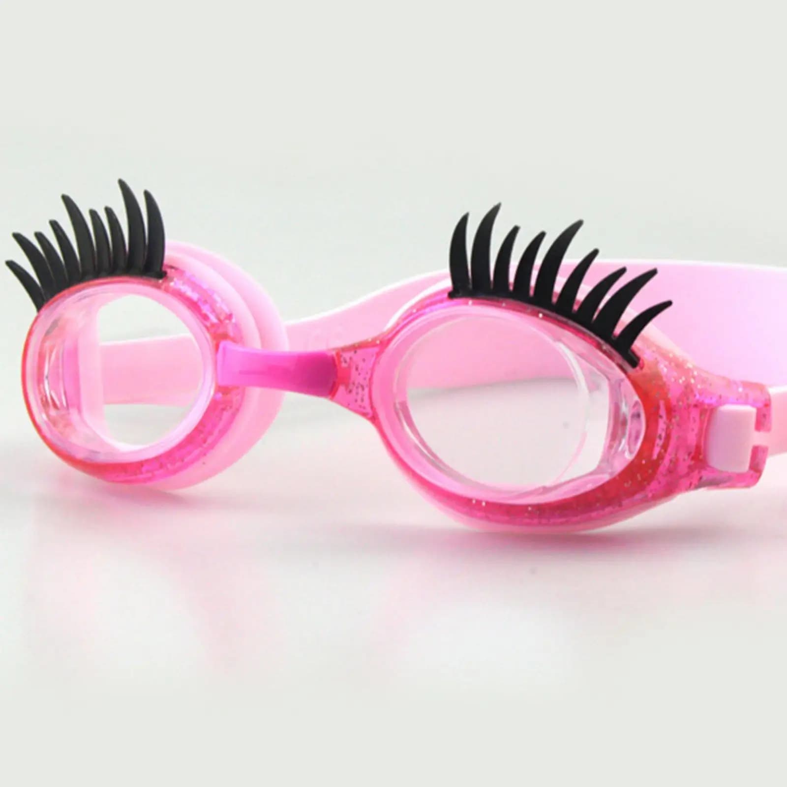 Kids Swim Goggles Waterproof Crystal PC Lenses Anti Fog Silicone Strap Glasses for Children Outdoor Water Activities