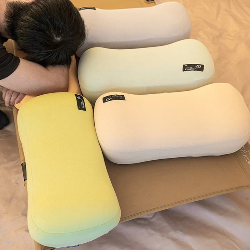 Cuscino in memory foam per esterni, cuscini per dormire leggeri portatili da campeggio, cuscino per pisolino da escursionismo da viaggio