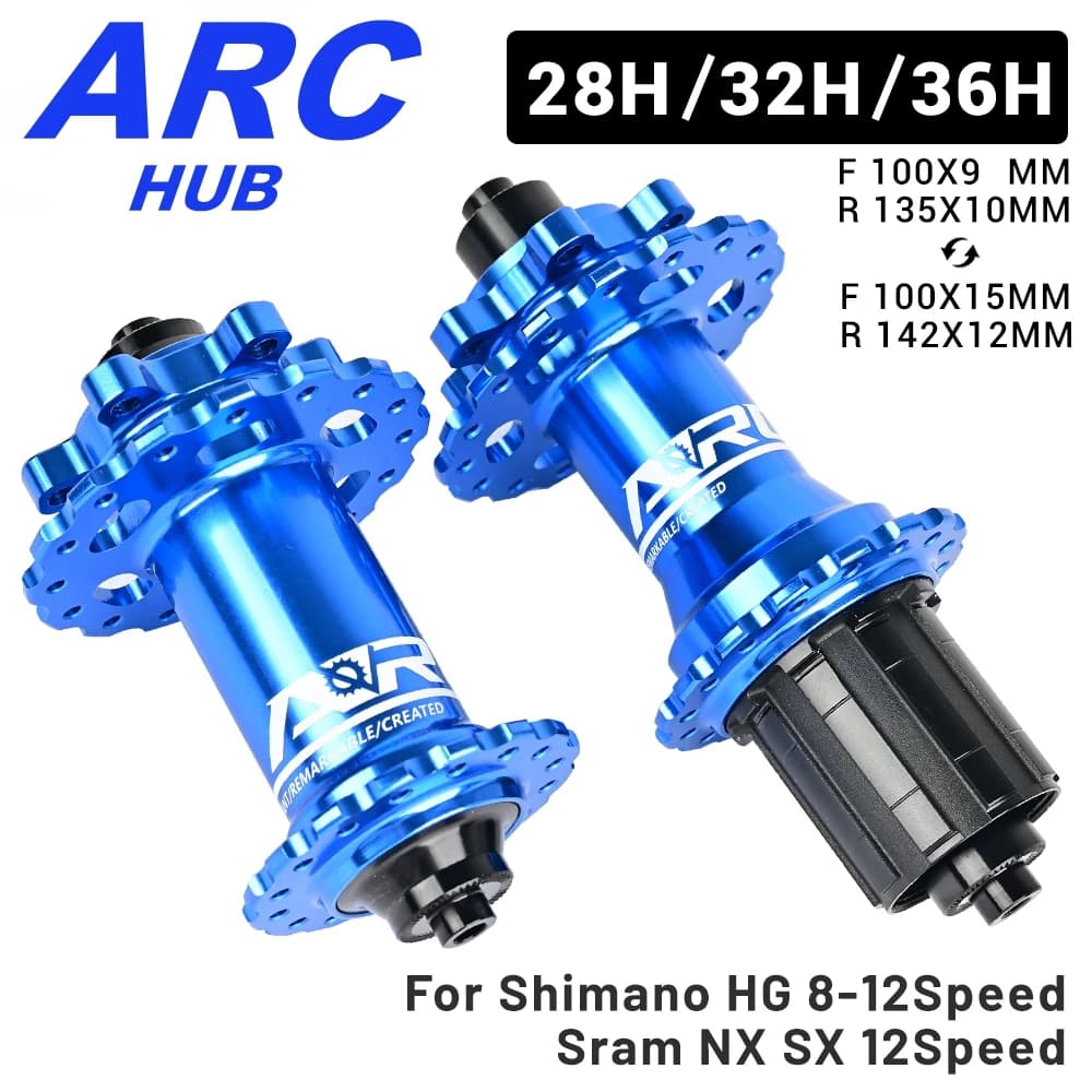 Mozzo per bicicletta ARC Mozzo MTB 32 28 36 fori Bici NBK Mozzo cuscinetto Cubo in lega di alluminio Mozzo per mountain bike Mozzo ruota per bicicletta 8-12V TH390