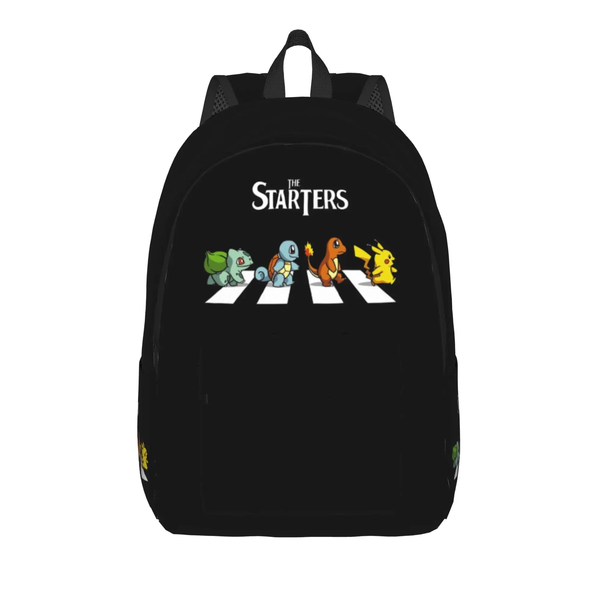 Pokemoned Characters Backpack for Men Women Cool High School Work Daypack College Shoulder Bag Durable