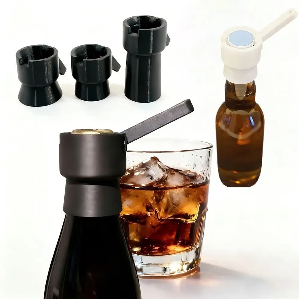Apribottiglie Multifunzionale a Leva per Diverse Bottiglie, Portatile e Pratico, Apribottiglie per Birra e Lattine, Uso Domestico