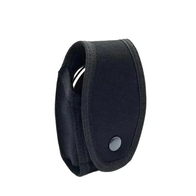 Supporto tattico per manette Molle, estraibile rapido, tasche in vita, portachiavi per attrezzi, due pulsanti, regolabile, adatto a un passante per cintura da 1.5 pollici