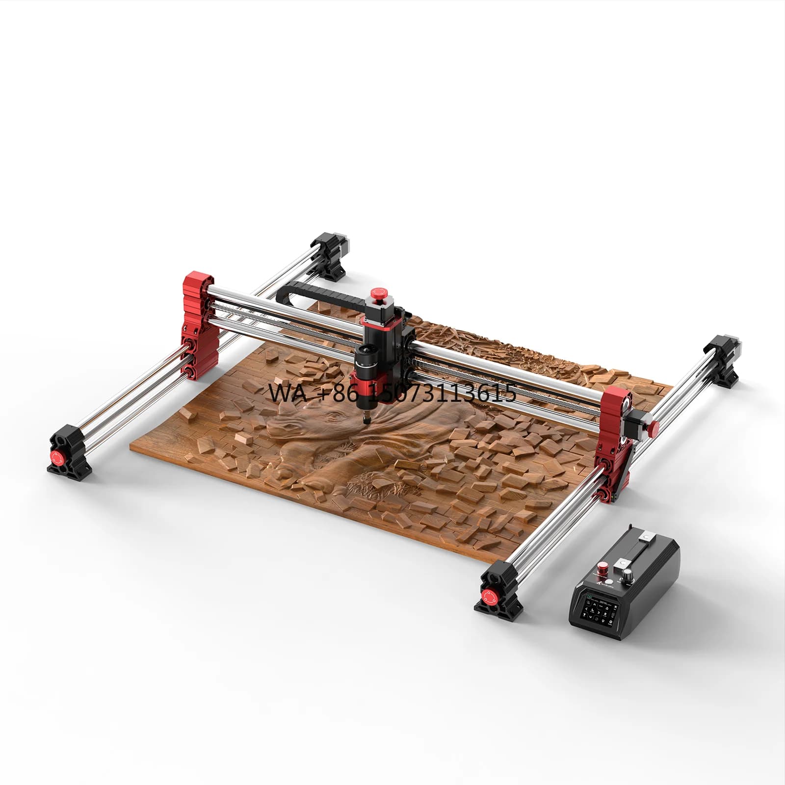 TwoTrees H40 CNC Router and 20 W combined laser engraver 2 in 1 | 800 W spindle for aluminum, wood | Wide working area 400x400 mm